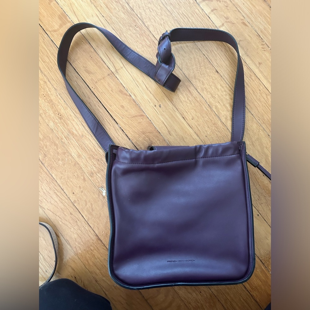 French Connection purple crossbody bag